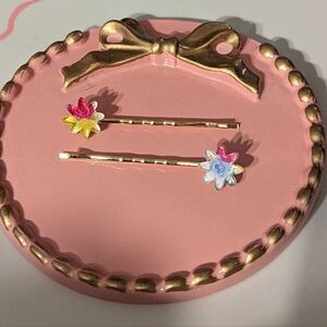 2 For $5 Item: Spring Floral Hair Bobby Pin Set New!